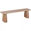 Buy Indus Solid Wood Dining Bench | Rustic Mango Wood Dining Room Furniture from Furnituretta