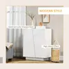 Buy Homcom Freestanding Storage Cabinet for Bedroom, Wooden Sideboard, 4 from Furnituretta