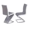Buy Aldridge Dining Chairs: Modern & Comfortable Design, Colour: Grey, 4 from Furnituretta