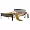 Buy Karachi Double Bed Black, Colour: Black, Size: Double from Furnituretta
