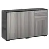 Buy Homcom High Gloss Sideboard, Side Cabinet, Push-Open Design from Furnituretta