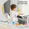Buy Homcom Kids Desk and Chair Set Height Adjustable Writing Desk, 4 from Furnituretta