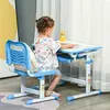 Buy Homcom Kids Desk and Chair Set Height Adjustable Writing Desk, 2 from Furnituretta