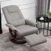 Buy Homcom Manual Recliner Chair Armchair Sofa with Faux Leather, 2 from Furnituretta
