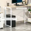 Buy Homcom L-Shaped Computer Desk, Folding Home Office Corner Desk, 7 from Furnituretta