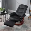 Buy Homcom Manual Recliner Chair Armchair Sofa with Faux Leather, 9 from Furnituretta