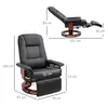 Buy Homcom Manual Recliner Chair Armchair Sofa with Faux Leather, 3 from Furnituretta