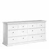Buy Elegant Storage Solution: Paris 8-Drawer Chest from Furnituretta