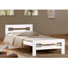 Buy Amelia Solid Wood Single Bed – White | Durable Rubberwood Frame for Kids & Teens, Colour: White, Size: Single, 6 from Furnituretta