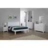 Buy Etna King Size Bed: White Solid Wood, Size: King Size, 2 from Furnituretta