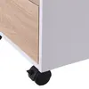 Buy Homcom MDF Mobile File Cabinet pedestal with 3 Drawers, 6 from Furnituretta