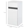 Buy Homcom Modern Minimalistic Bathroom Storage Cabinet Drawer, 3 from Furnituretta