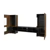 Buy Coby 10 Entertainment Unit Oak Monastery: Sleek & Functional, Colour: Oak Monastery, Item Width: 270, 6 from Furnituretta