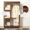Buy Homcom Open Wardrobe with Hanging Rail and Storage Shelves, 4 from Furnituretta