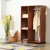 Buy Homcom Open Wardrobe with Hanging Rail and Storage Shelves, 2 from Furnituretta