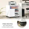 Buy Homcom Multi-Storage Printer Stand Unit Office Desk, 7 from Furnituretta