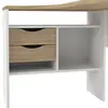 Buy Function Plus Modern Corner Desk with Two Drawers, 9 from Furnituretta