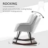 Buy Homcom Rocking Chair Reading Accent Armchair with Steel Frame, 5 from Furnituretta