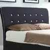 Buy Nina King Size Bed: Stylish & Comfortable, Colour: Black, Size: King Size, 2 from Furnituretta