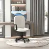 Buy Homcom Swivel Executive Office Chair Home Office Mid Back, 2 from Furnituretta