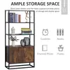 Buy Homcom Storage Cabinet with 3 Open Shelves Cupboard Freestanding, 5 from Furnituretta