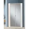 Buy Lydd Corner 2 Door Mirrored Wardrobe – Matt White Finish with Shelves & Hanging Rails, 4 from Furnituretta