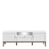 Buy Contemporary TV Stand with LED Lighting - Wensley 2-Door Unit, 2 from Furnituretta