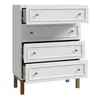 Buy Wensley 4-Drawer Chest in Light Grey and Oak - Stylish Storage Solution, 3 from Furnituretta