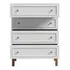 Buy Wensley 4-Drawer Chest in Light Grey and Oak - Stylish Storage Solution, 4 from Furnituretta