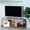 Buy Homcom Wooden TV Unit 1.2M TV Stand Cabinet Home Media Cente, 5 from Furnituretta