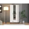 Buy Skipton White 3 Door Tall Shallow Hallway Wardrobe, 5 from Furnituretta