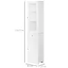 Buy kleankin Bathroom Storage Cabinet with 3-tier Shelf Drawer Door, 3 from Furnituretta