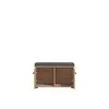 Buy Lewes Slatted Artisan Oak Effect Hallway Storage Bench, 3 from Furnituretta