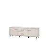 Buy Enhance Your Living Space with the Didcot Cashmere & Oak Effect TV Unit, 2 from Furnituretta
