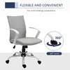 Buy Vinsetto Office Chair Linen Swivel Computer Desk Chair, 6 from Furnituretta