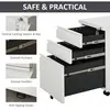Buy Vinsetto Metal Filing Cabinet 3 Drawer File Cabinet Lockable, 5 from Furnituretta