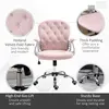 Buy Vinsetto Office Chair Ergonomic Padded Base 5 Castor Wheels Pink, 6 from Furnituretta