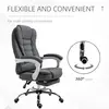Buy Vinsetto Office Chair with Footrest Computer Swivel Rolling, 7 from Furnituretta