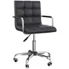 Buy Vinsetto Mid Back PU Leather Home Office Desk Chair Swivel from Furnituretta