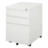 Buy Vinsetto Metal Filing Cabinet 3 Drawer File Cabinet Lockable from Furnituretta