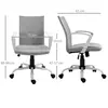 Buy Vinsetto Office Chair Linen Swivel Computer Desk Chair, 3 from Furnituretta