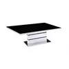 Buy Aldridge High Gloss Coffee Table – White & Black | Modern Elegance, Colour: Black/White, 3 from Furnituretta