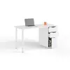 Buy Arctic White Reversible Computer Desk 138cm from Furnituretta