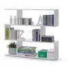 Buy Arctic Bookcase Wide White, 2 from Furnituretta