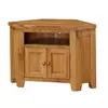 Buy Acorn Solid Oak TV Unit – Corner | Premium Oak Media Cabinet, 2 from Furnituretta