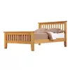 Buy Acorn Solid Oak Bed – High Footend Double | Premium Oak Bedroom Furniture, 2 from Furnituretta