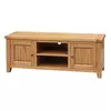 Buy Acorn Solid Oak TV Unit – Straight | Premium Oak Media Cabinet, 2 from Furnituretta