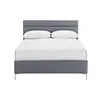 Buy Arco PU Double Bed Grey, 2 from Furnituretta