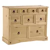 Buy Corona Merchant Chest – Rustic 9 Drawer Storage, 2 from Furnituretta