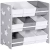 Buy Zonekiz Kids Storage Unit with 9 Removable Storage Baskets from Furnituretta